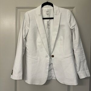 White womens blazer